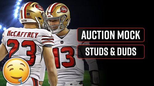 Studs & Duds Mock Auction Draft Review